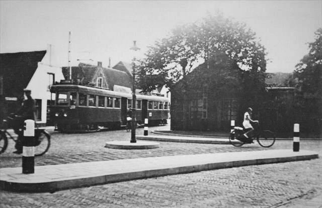 Historische foto van de halte