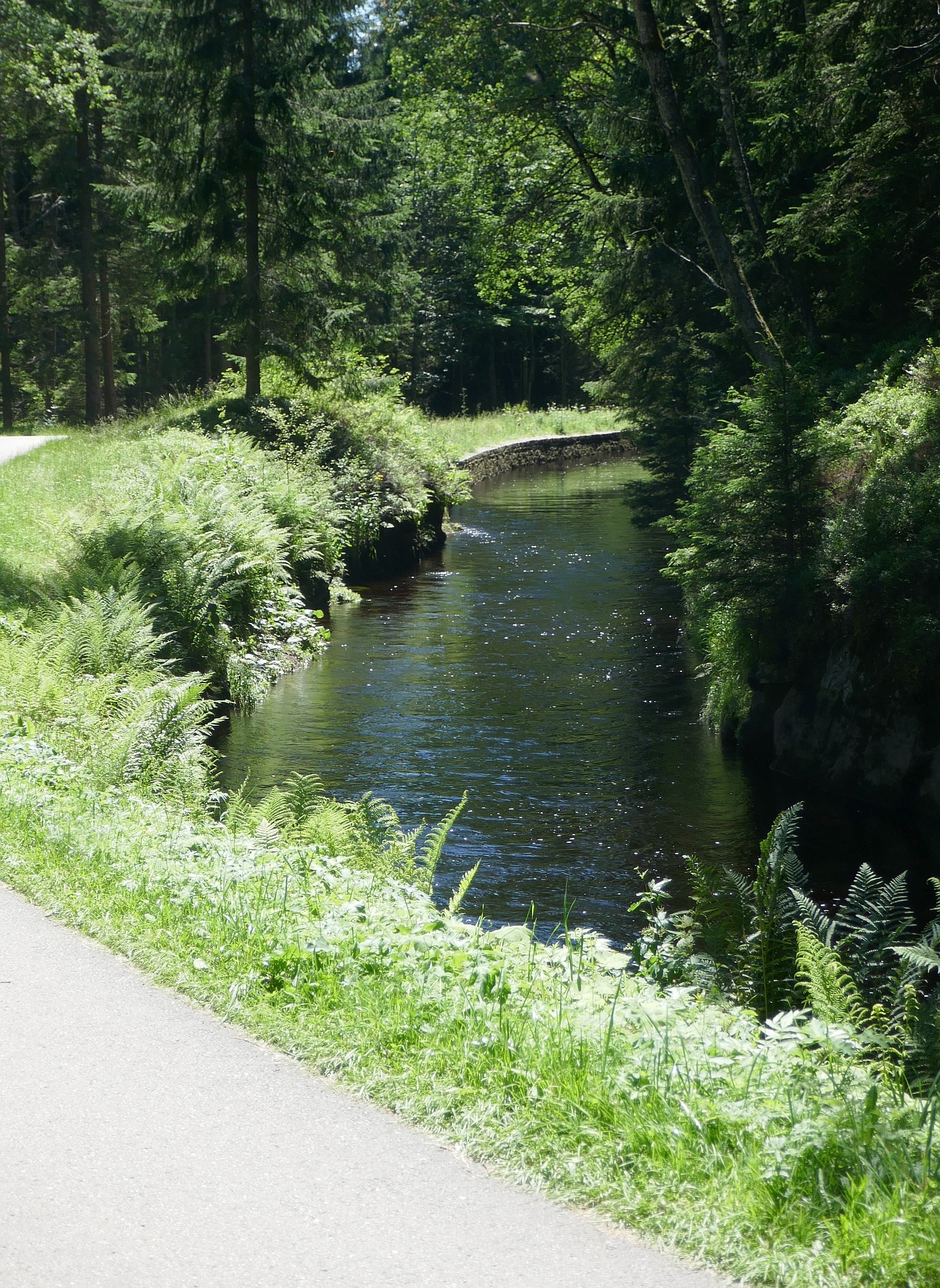 Kanál nad vtokovým objektem