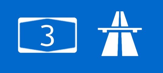 A3 Autobahnschild