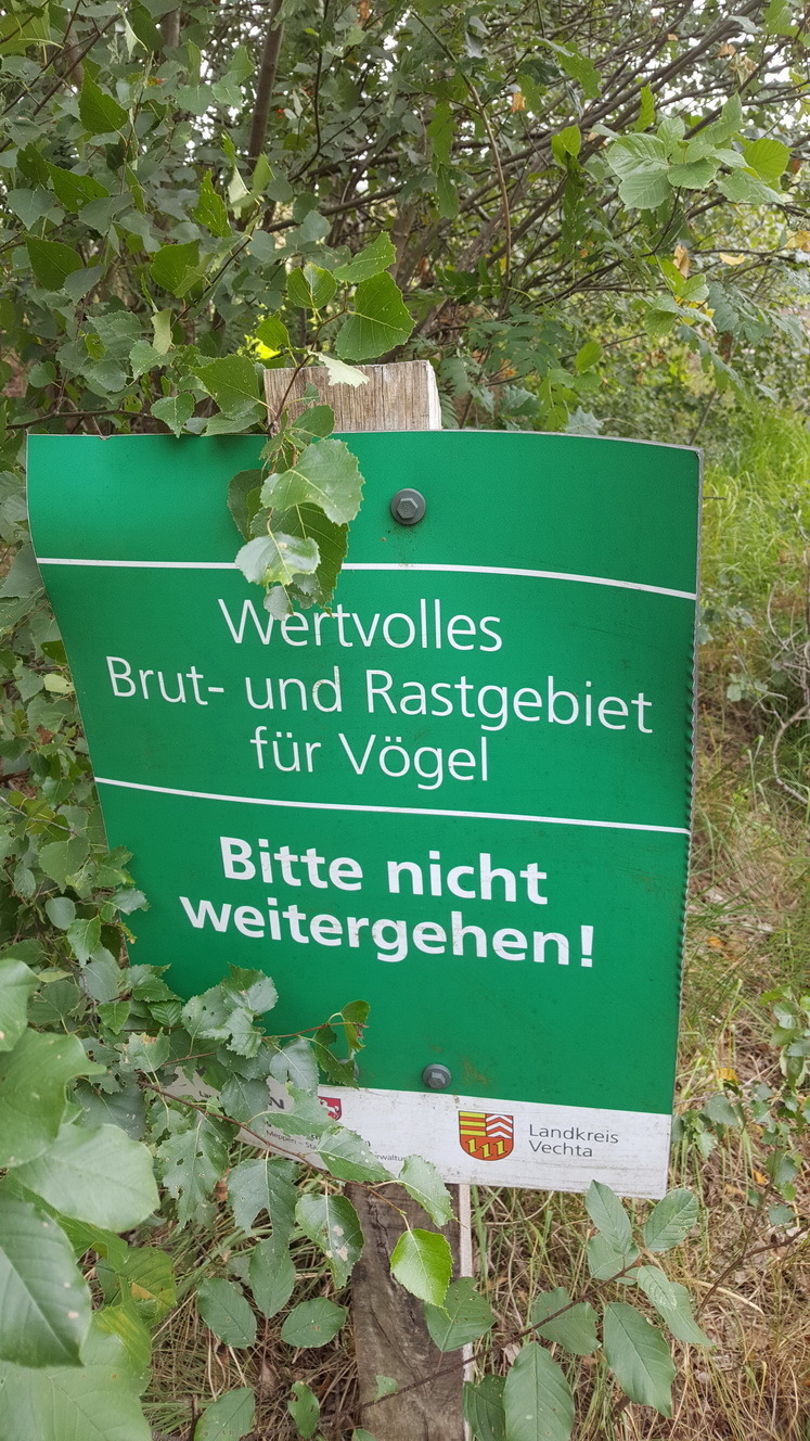 Naturschutzgebiet beachten