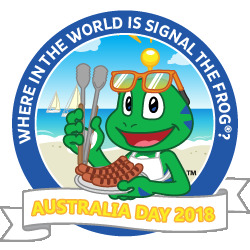 Signal celebrating Australia Day