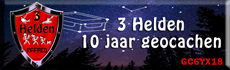 3 Helden 10 jaar geocachen
