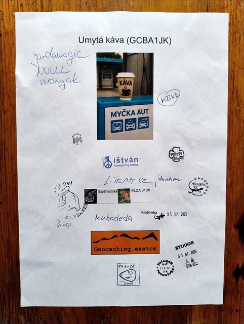 logbook Umytá káva