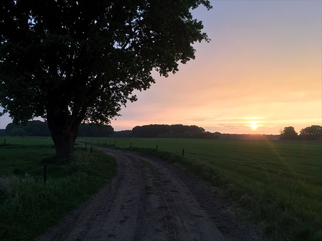 zonsondergang