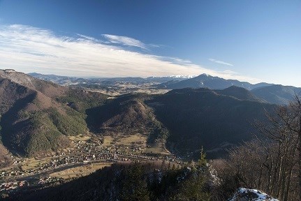 Výhľady z vyhliadky pri Kope 24.12.2014