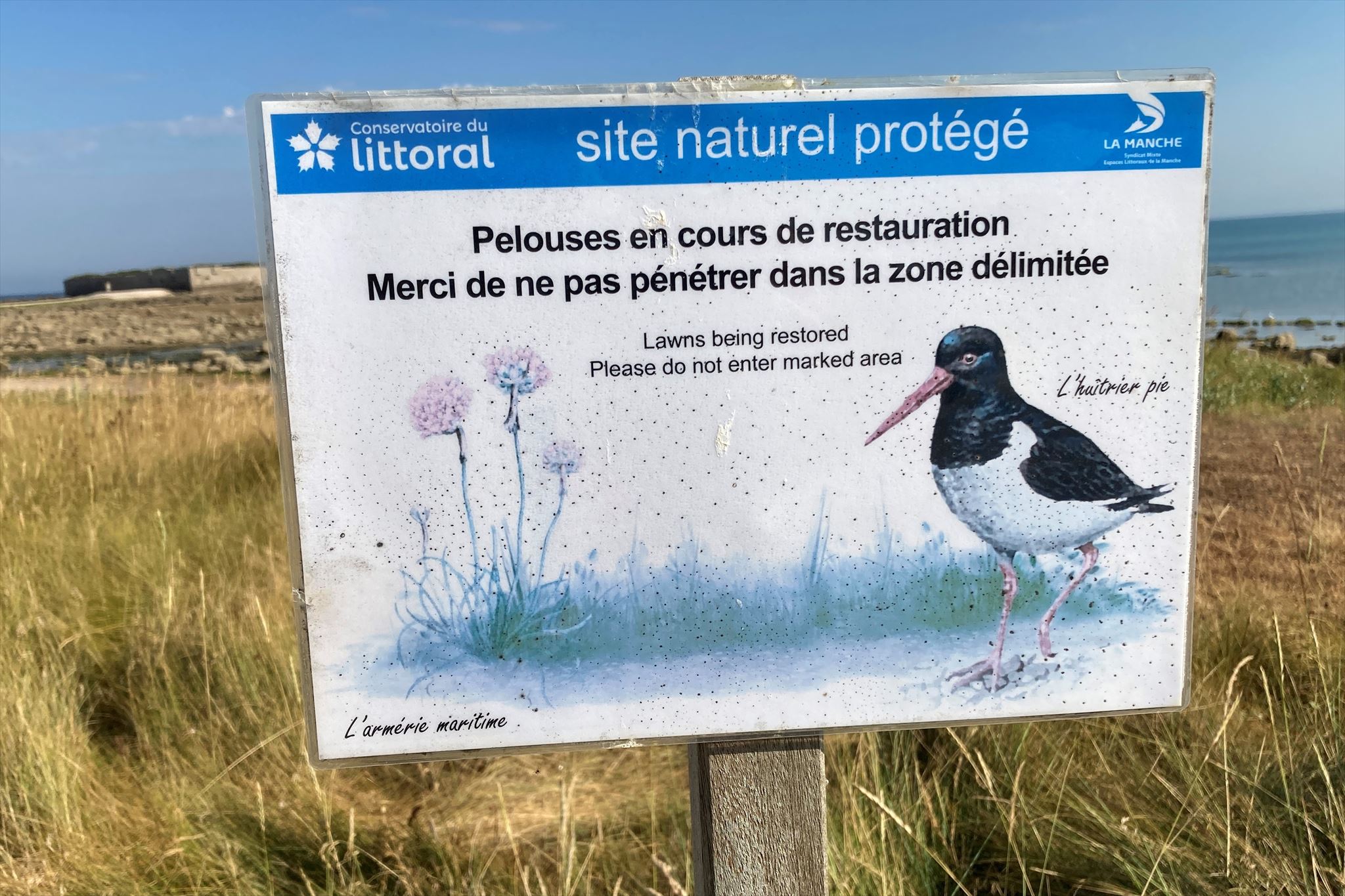 Merci de rester sur le sentier