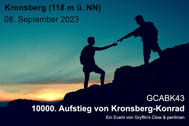 GCABK43 - 10000. Aufstieg von Kronsberg-Konrad