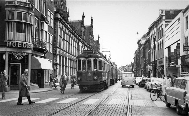 Historische foto van de halte