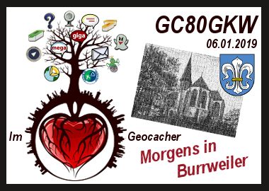 Im ❤ Geocacher - Morgens in Burrweiler