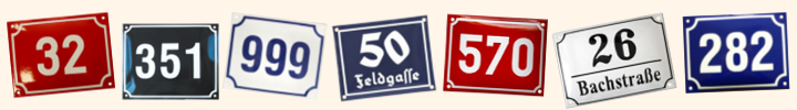 Domovní čísla