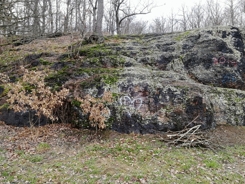 Schwarzer Felsen in Jahnsdorf Schwarzer Felsen in Jahnsdorf