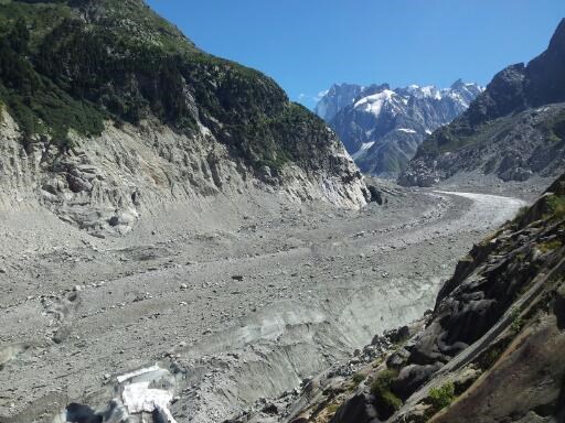 randocaching Mer de Glace