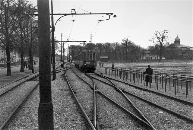 Historische foto van de halte