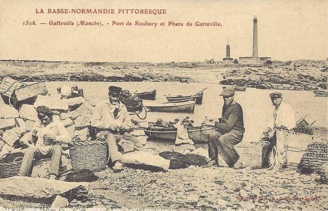 Photo ancienne du phare de Gatteville