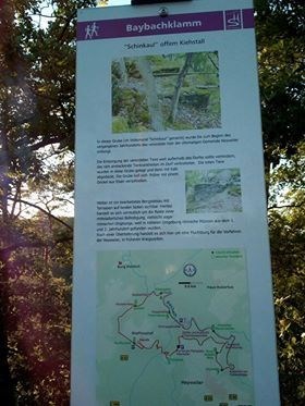Infotafel Schinkaul Baybach-Wanderweg