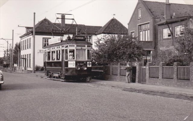 Historische foto van de halte