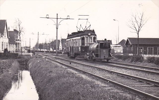 Historische foto van de halte