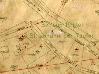 Katastrální mapa evidenční (1925)