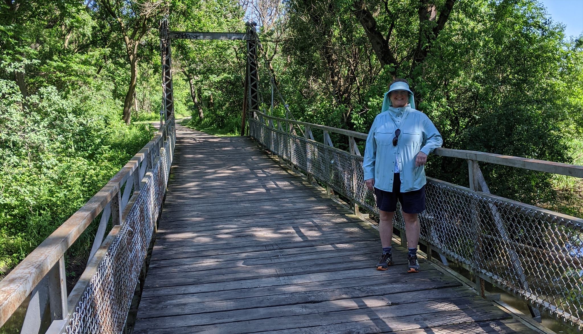 GC9Y95T Swinging Bridge on the Gilman Trail (Unknown Cache) in Illinois