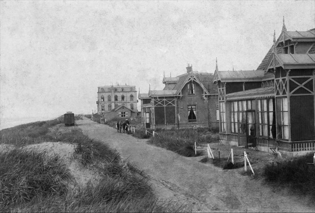 Historische foto van de halte