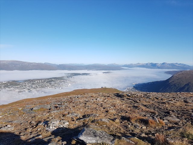 Utsikt mot Fjellheisen og Tromsøya