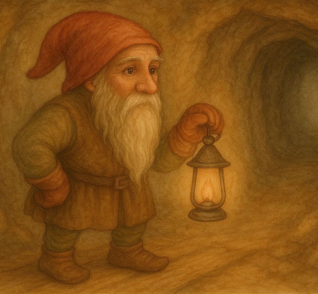 Ilustrácia: Permoník Kremienok putuje hlbinami