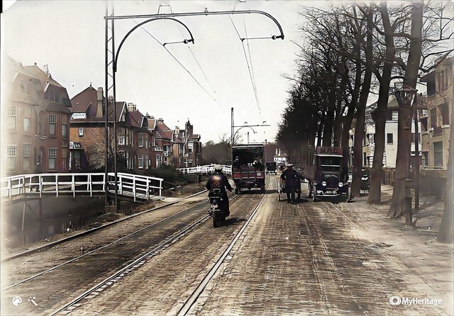 Historische foto van de halte