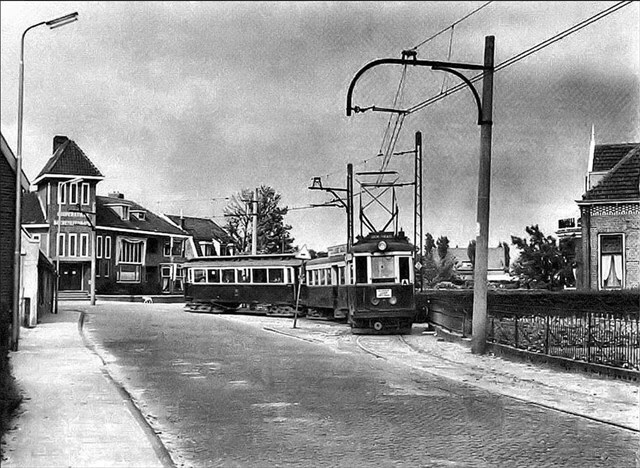 Historische foto van de halte