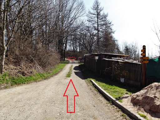 Pohled z parkoviště