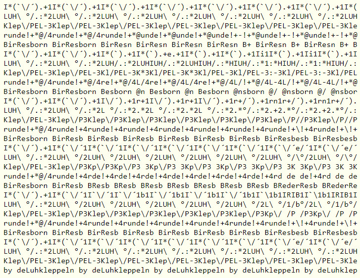 I love Luhkleppelrunde