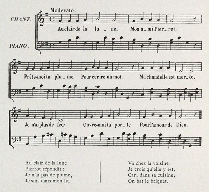 Au Clair de la Lune