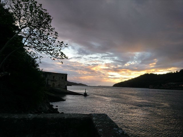 Solpor desde a Baliza