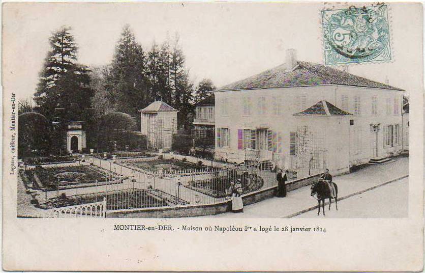 La maison où séjourna Napoléon - carte début XXe