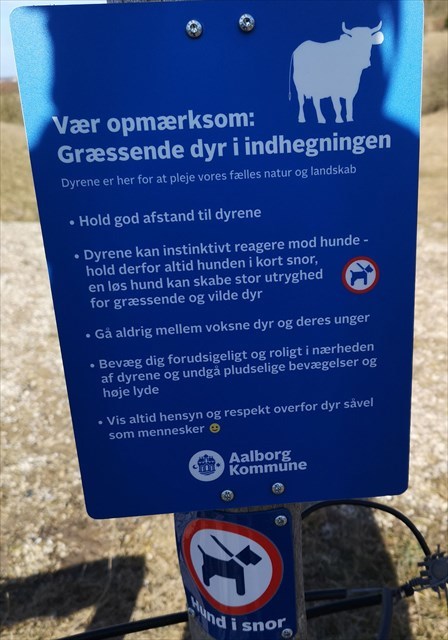 Værk opmærksom inden du går ind i området