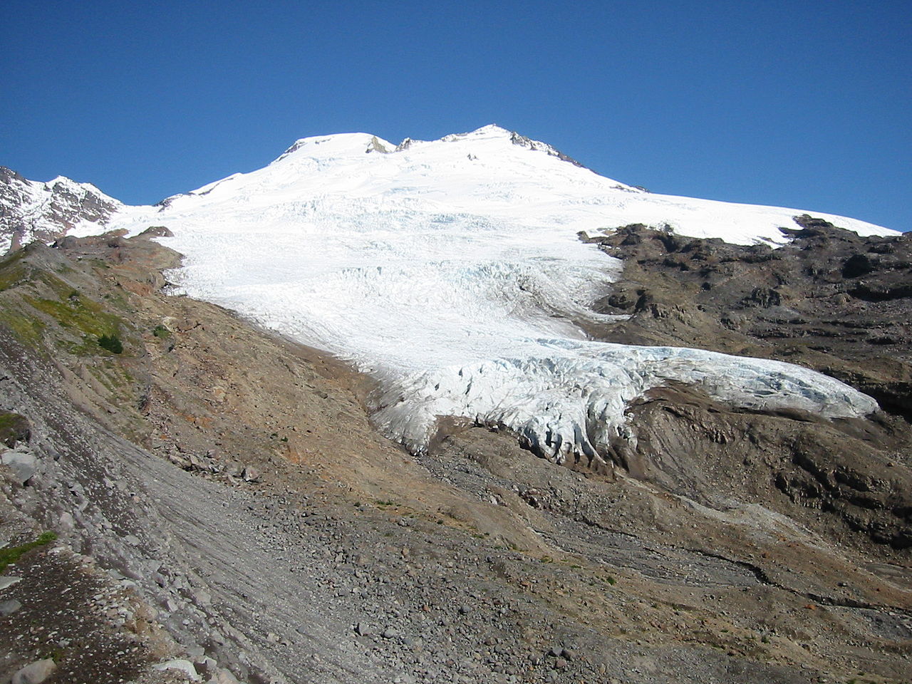 Schotterflächen in Eisrandnähe