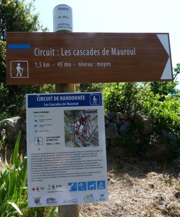 panneau début du sentier