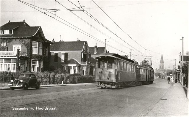 Historische foto van de halte
