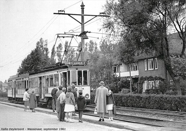 Historische foto van de halte