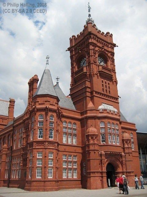 Old Red Sandstone building.