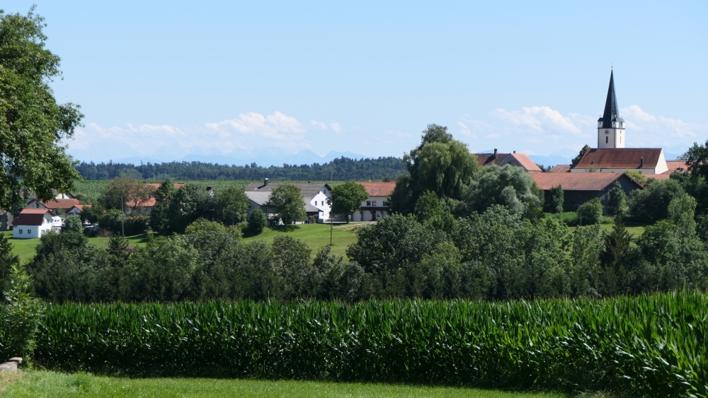 Schönbrunn und die Alpenkette
