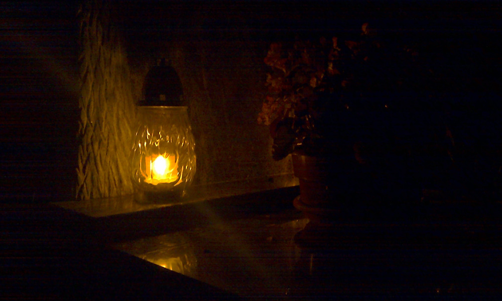 Starý hřbitov v noci