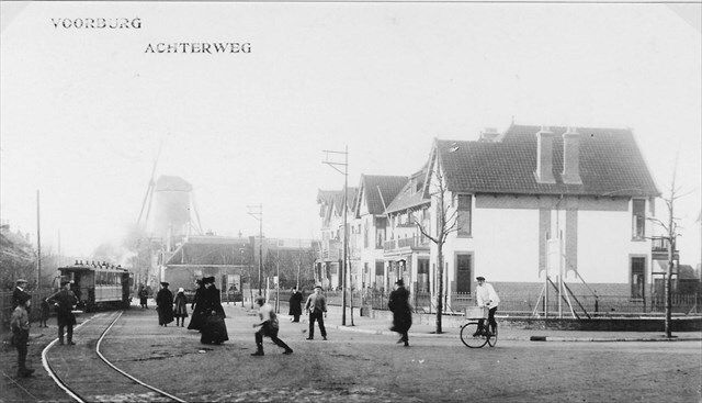Historische foto van de halte