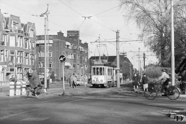 Historische foto van de halte
