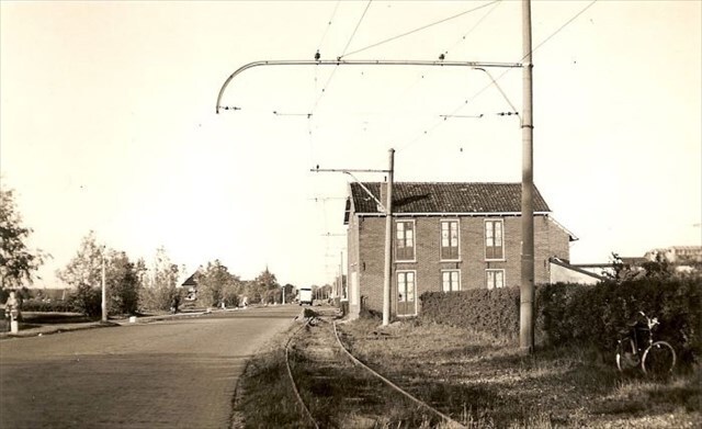 Historische foto van de halte