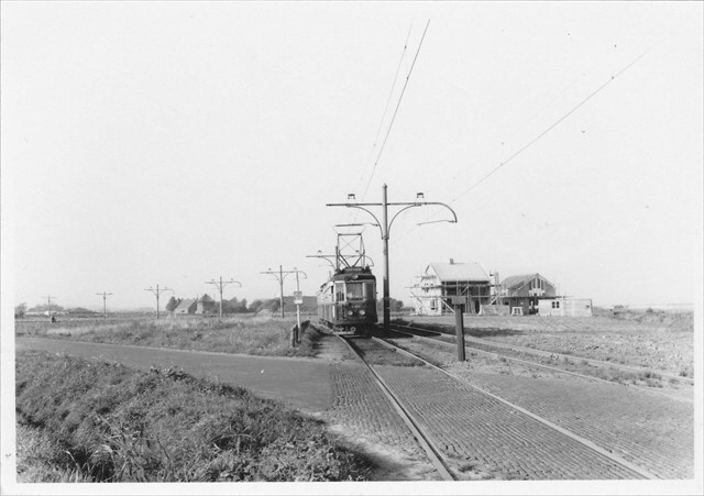 Historische foto van de halte