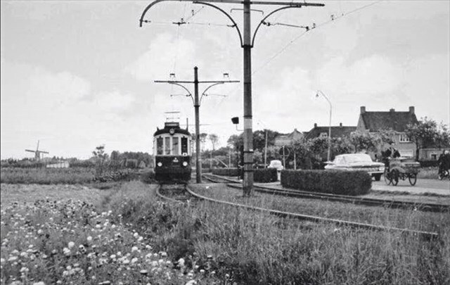 Historische foto van de halte