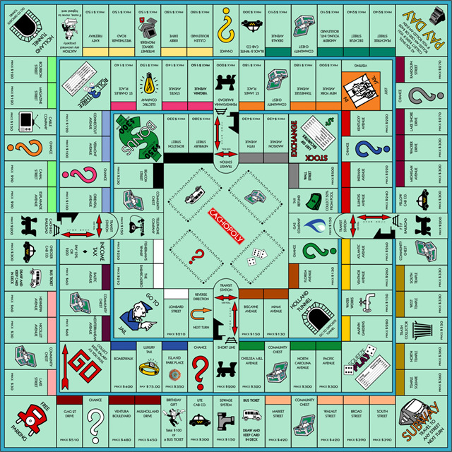 Game board: Island Park Place
