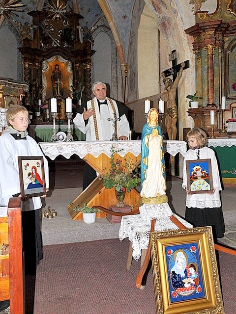 mše v kapli sv. Anny