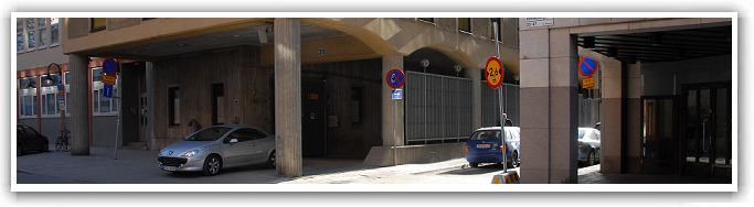 Korsningen Luntmakargatan och Adolf Fredriks Kyrkogata, från 2009.