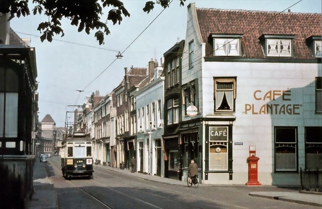 Historische foto van de halte